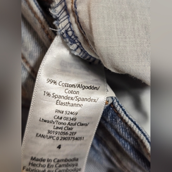 Sofia Jeans by Sofia Vergara Gabriella Mid Rise Bermuda Short Women Size 4 - Picture 11 of 14